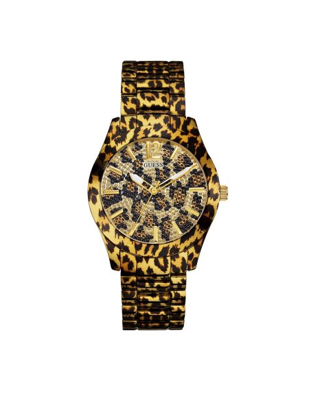 Laikrodžiai leopardinės Guess ruda