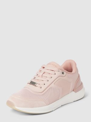 Sneakersy sznurowane koronkowe Ck Calvin Klein różowe