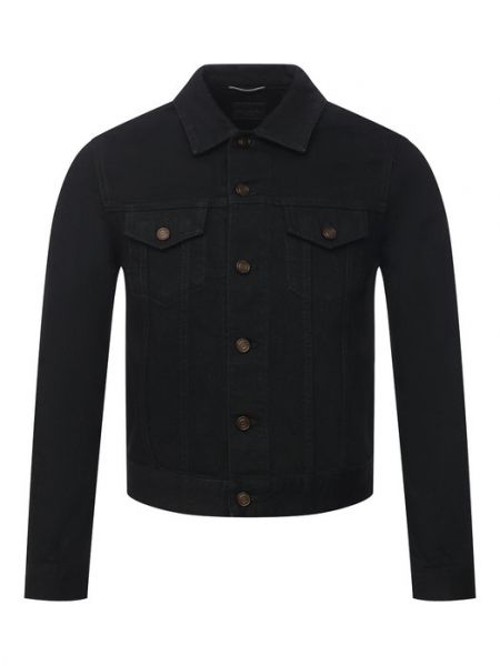 Джинсовая куртка Saint Laurent черная