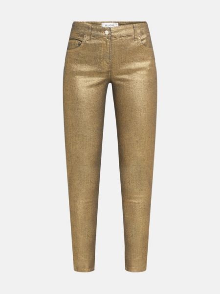 Повседневные брюки Blugirl Blumarine золотой
