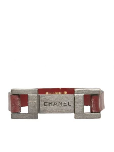 Biustonosz skórzany Chanel Vintage brązowy