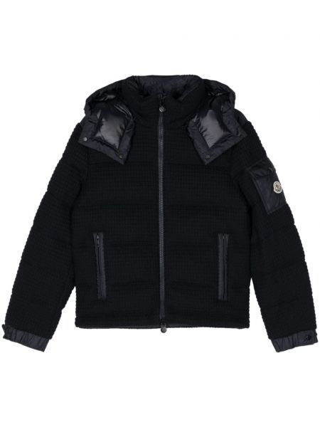 Kapitone ceket Moncler mavi