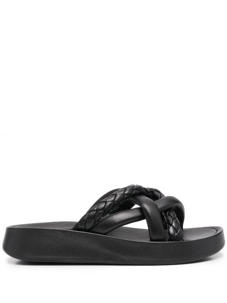 Plattform flip-flops Ash svart