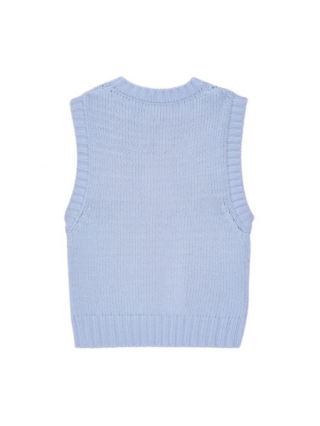 Sweter Ganni niebieski