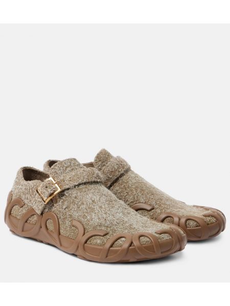 Ruskind loafers Loewe grønn