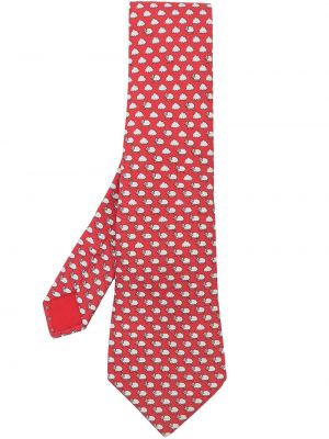 Corbata Hermès rojo
