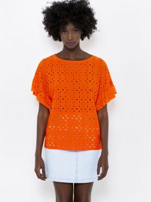 Bluse Camaieu orange