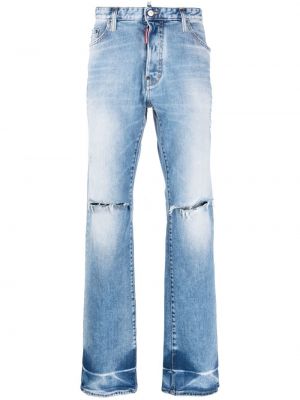 Дънки straight leg с разкъсвания Dsquared2