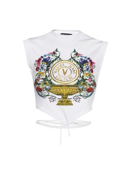 Top Versace Jeans Couture weiß