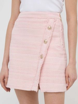 Mini suknja Guess ružičasta