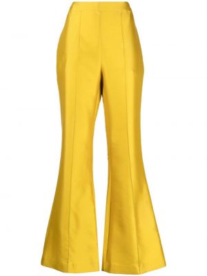 Pantalon taille haute large Macgraw jaune