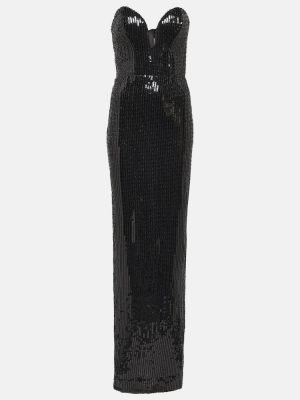 Dlouhé šaty Rasario černé