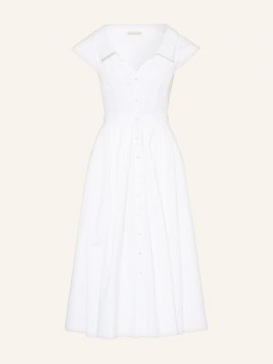 Sukienka koszulowa Alexander Mcqueen biała