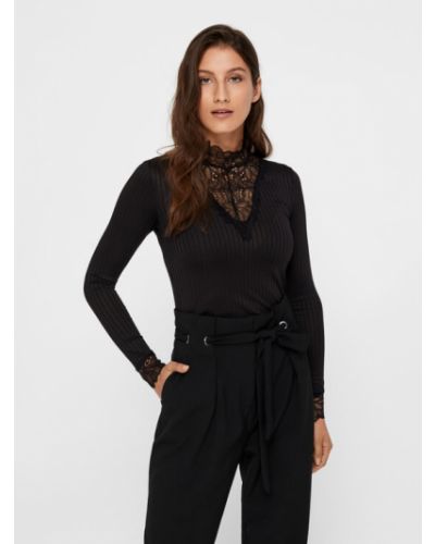 YAS Blúz Blace 26012895 Fekete Regular Fit