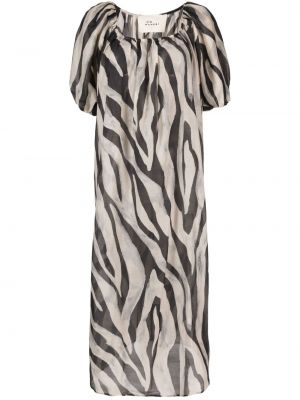 Rochie lunga cu imagine cu model zebră Manebi