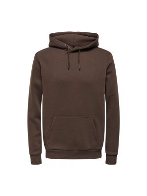Hoodie Only & Sons braun