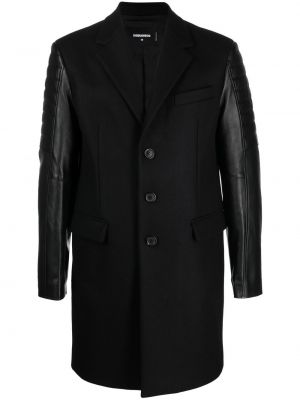 Рилепнало палто Dsquared2 черно