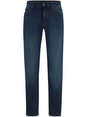 Slim fit skinny jeans aus baumwoll Boss blau