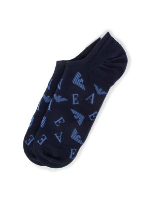 Чорапи Emporio Armani синьо