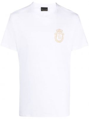 Тениска бродирана Billionaire бяло