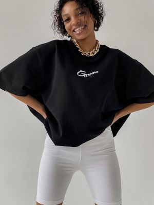 Oversized μπλούζα με σχέδιο Madmext μαύρο