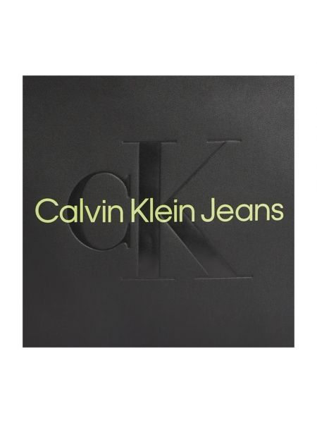 Bolso shopper de cuero Calvin Klein negro
