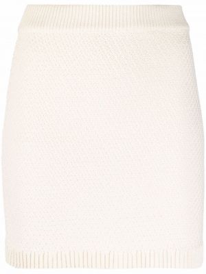 Bílé vlněné sukně Nanushka