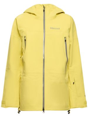 Vodoodporna jakna s kapuco Marmot rumena