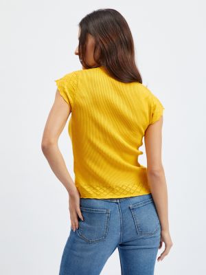Tričko se stojáčkem Orsay žluté