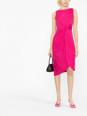 Sukienka bez rękawów Lauren Ralph Lauren różowa