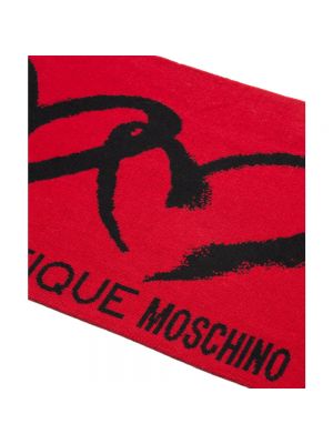 Szal wełniana Boutique Moschino czerwona