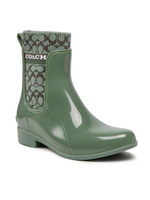 Stivali di gomma Coach verde