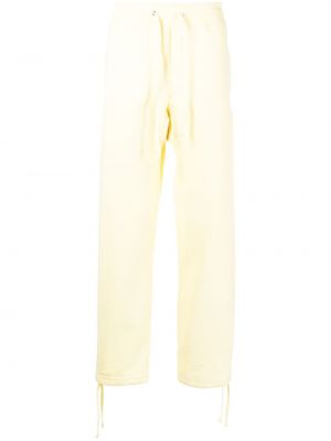 Βαμβακερό αθλητικό παντελόνι Suicoke κίτρινο