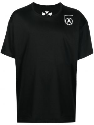 T-krekls ar apdruku Acronym melns