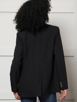 Пиджак свободного кроя Threadbare черный