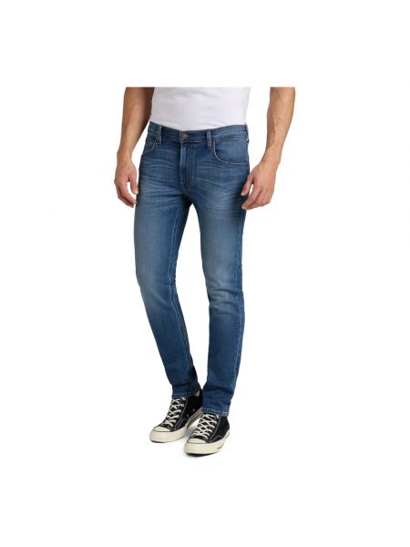 Klassische slim fit skinny jeans Lee blau