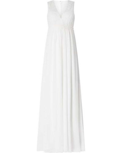 Ciążowa sukienka na wesele Luxuar, biały