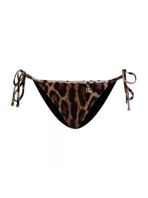 Bikini mit print mit leopardenmuster Dolce & Gabbana braun