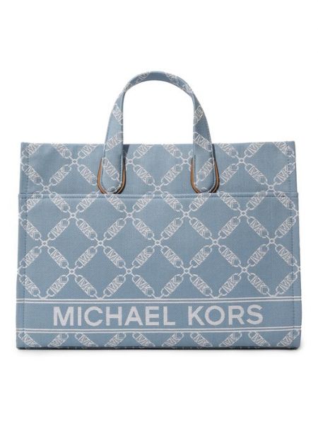 Сумка шоппер Michael Michael Kors голубая