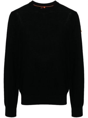 Пуловер от мерино вълна Parajumpers черно