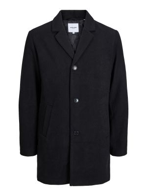 Krátký kabát Jack & Jones čierna