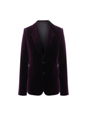 Бархатный пиджак Céline, фиолетовый