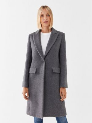 Vlněný kabát Marella šedý