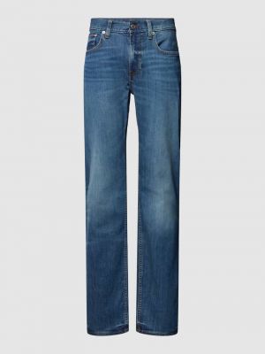 Niebieskie proste jeansy z kieszeniami Tommy Hilfiger