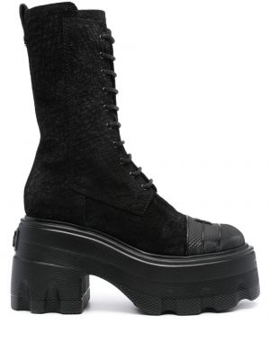 Kotníkové boty Casadei černé