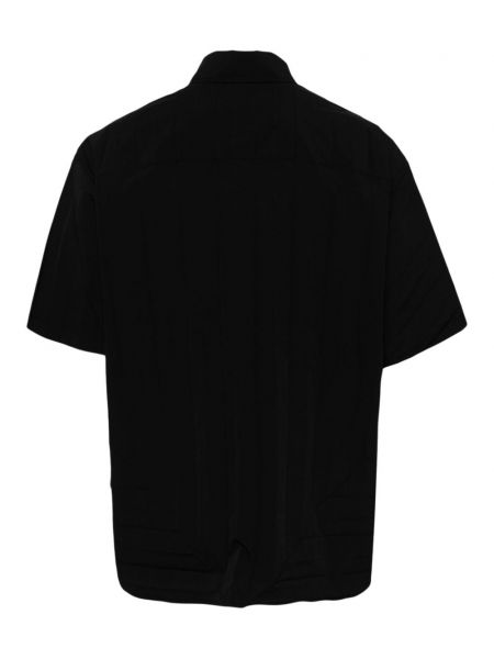 Péřová košile s knoflíky Croquis černá