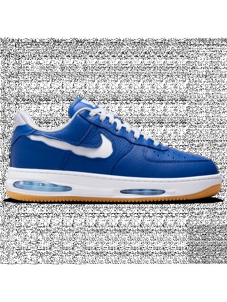 Chaussures de ville en cuir Nike bleu