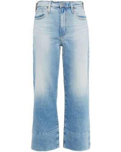 Укороченные широкие джинсы Ag Jeans