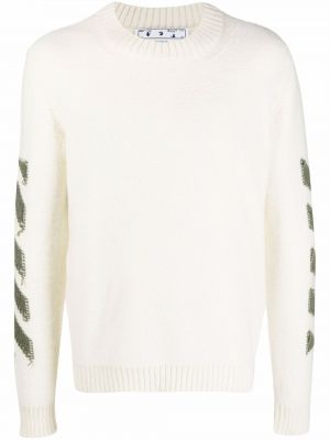 Jersey de punto de tela jersey Off-white blanco