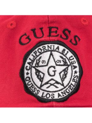 Kšiltovka Guess červená